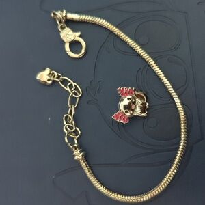 Lilo & Stitch Heart Lobster European Style Snake Chain Bracelets fit